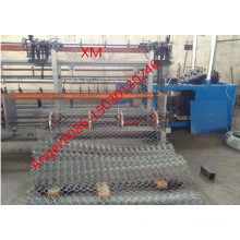 4m Width Full Automatic Double Wire Chain Link Fence Machine